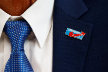 Odznak AfD. FOTO: Reuters