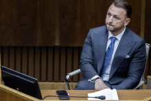 Minister vn&uacute;tra Mat&uacute;&scaron; &Scaron;utaj E&scaron;tok (Hlas-SD). FOTO: TASR/Martin Baumann