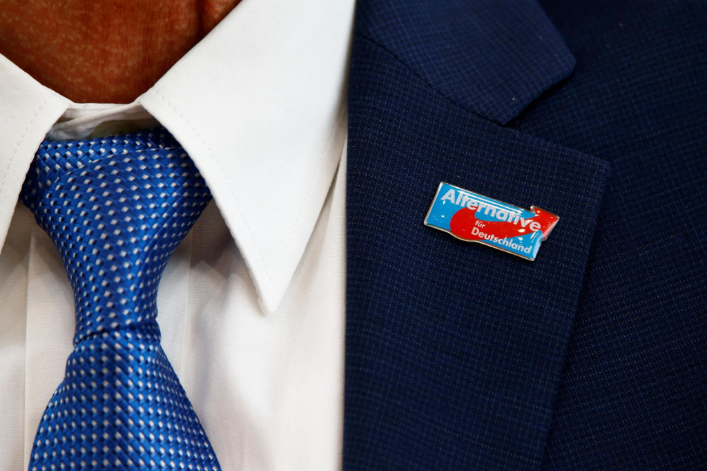 Odznak AfD. FOTO: Reuters