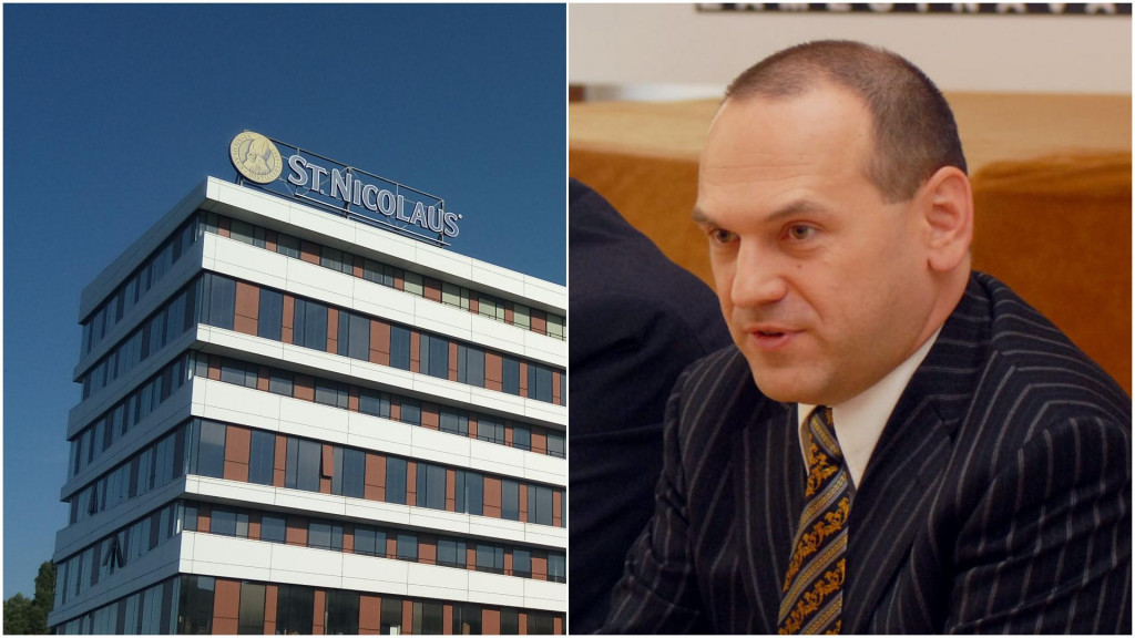 Podnikateľ J&aacute;n Sabol je konečn&yacute;m už&iacute;vateľom v&yacute;hod v akciovke ST. Nicolaus. Sn&iacute;mka vpravo je z roku 2007 počas tlačovej konferencie Republikovej &uacute;nie zamestn&aacute;vateľov. FOTO: Wikimedia, TASR/M. Baumann