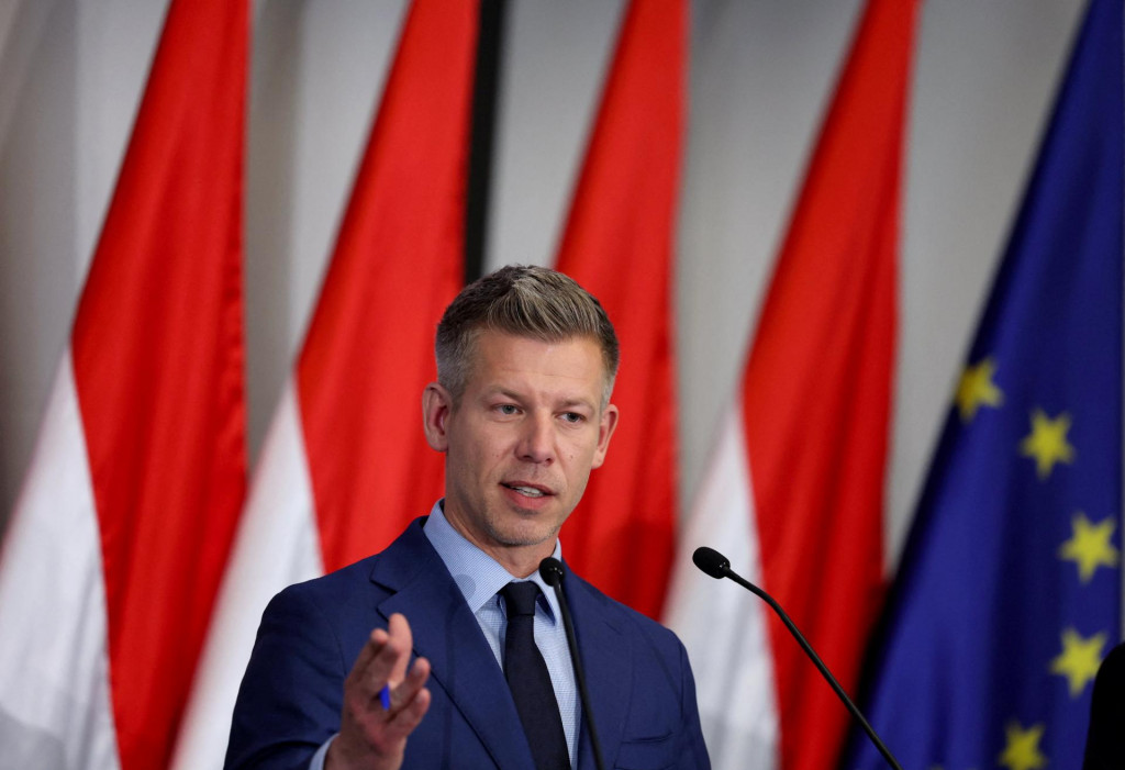 Pravdepodobn&yacute; bud&uacute;ci maďarsk&yacute; premi&eacute;r P&eacute;ter Magyar. FOTO: REUTERS