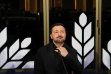 Ukrajinsk&yacute; prezident Volodymyr Zelenskyj. FOTO: TASR/AP