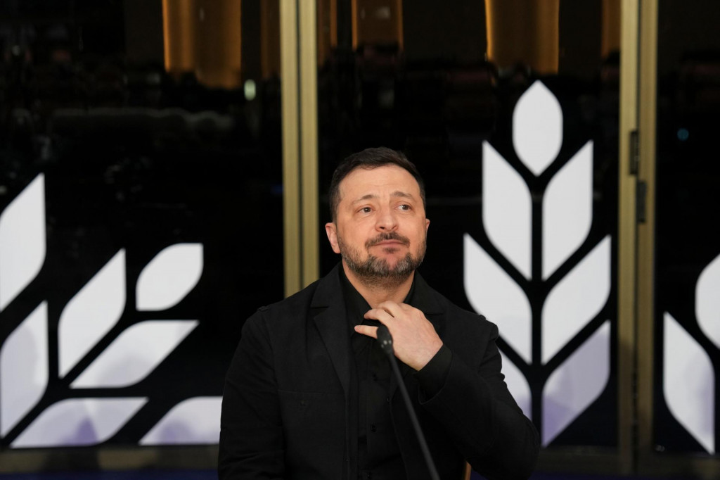 Ukrajinsk&yacute; prezident Volodymyr Zelenskyj. FOTO: TASR/AP