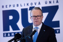 Prezident Republikovej &uacute;nie zamestn&aacute;vateľov (R&Uacute;Z) Miroslav Kiraľvarga. FOTO: TASR/Jakub Kotian
