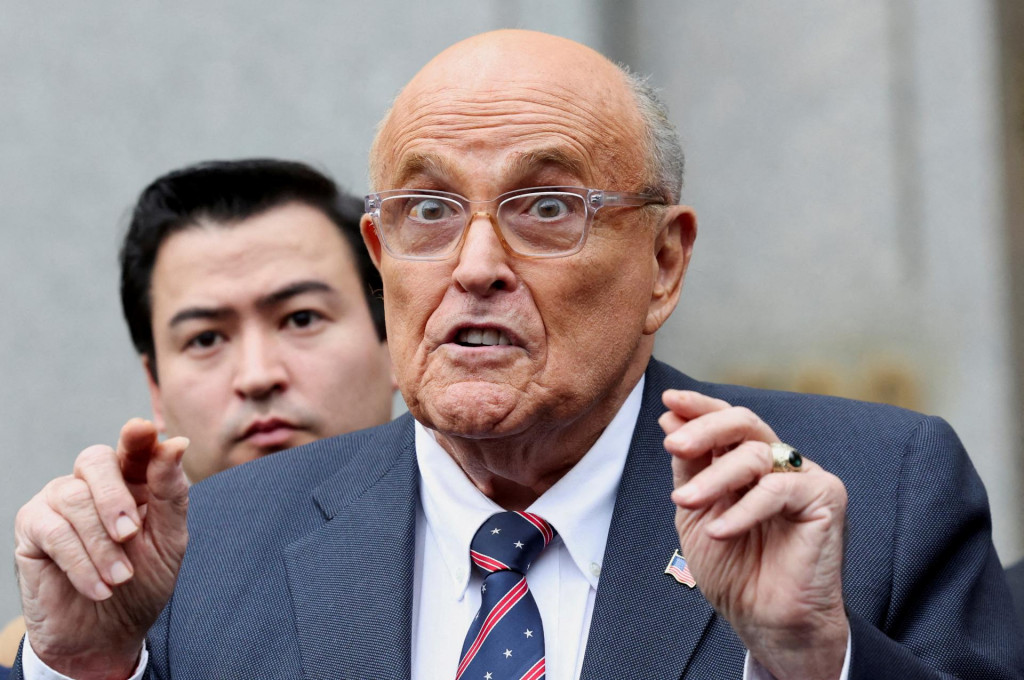 B&yacute;val&yacute; starosta New Yorku a b&yacute;val&yacute; pr&aacute;vnik Donalda Trump Rudy Giuliani. FOTO: Reuters