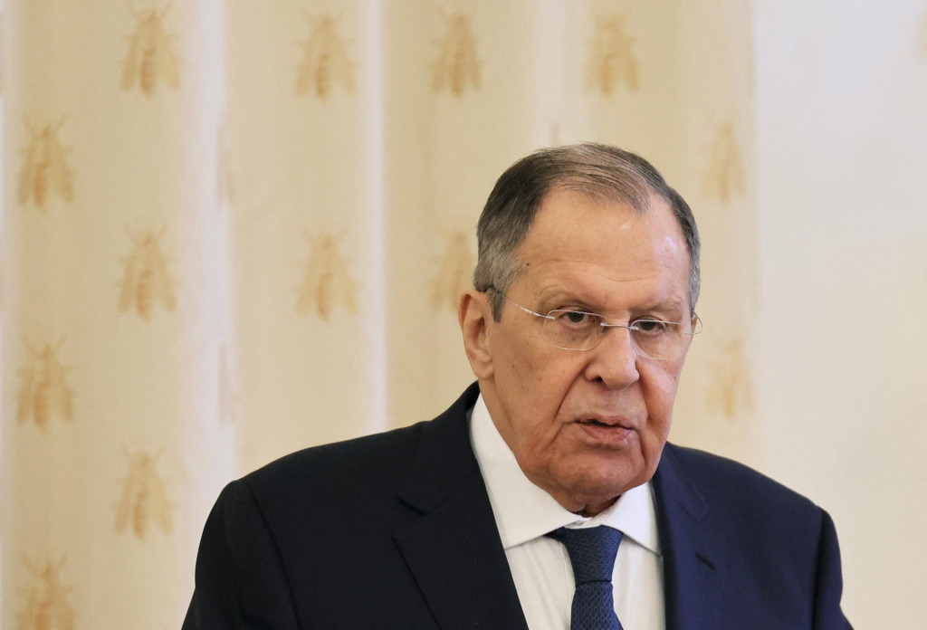 &Scaron;&eacute;f ruskej diplomacie Sergej Lavrov. FOTO: REUTERS
