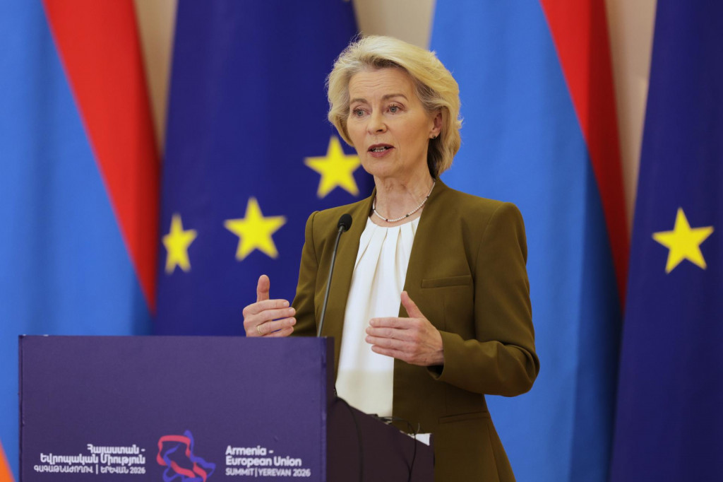 Predsedn&iacute;čka Eur&oacute;pskej komisie Ursula von der Leyenov&aacute;. FOTO TASR/AP