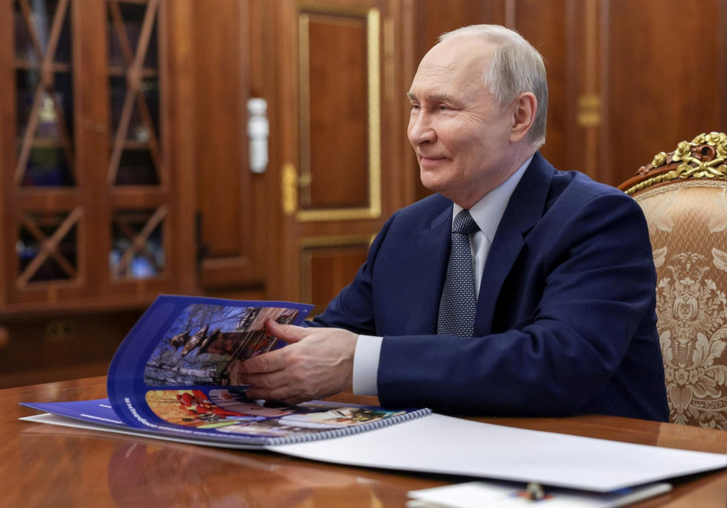 Rusk&yacute; prezident Vladimir Putin. FOTO: REUTERS