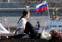 Rusk&eacute; ministerstvo informovalo, že 9. m&aacute;ja bude v Moskve dočasne vypnut&yacute; mobiln&yacute; internet i SMS služby. FOTO: Reuters
