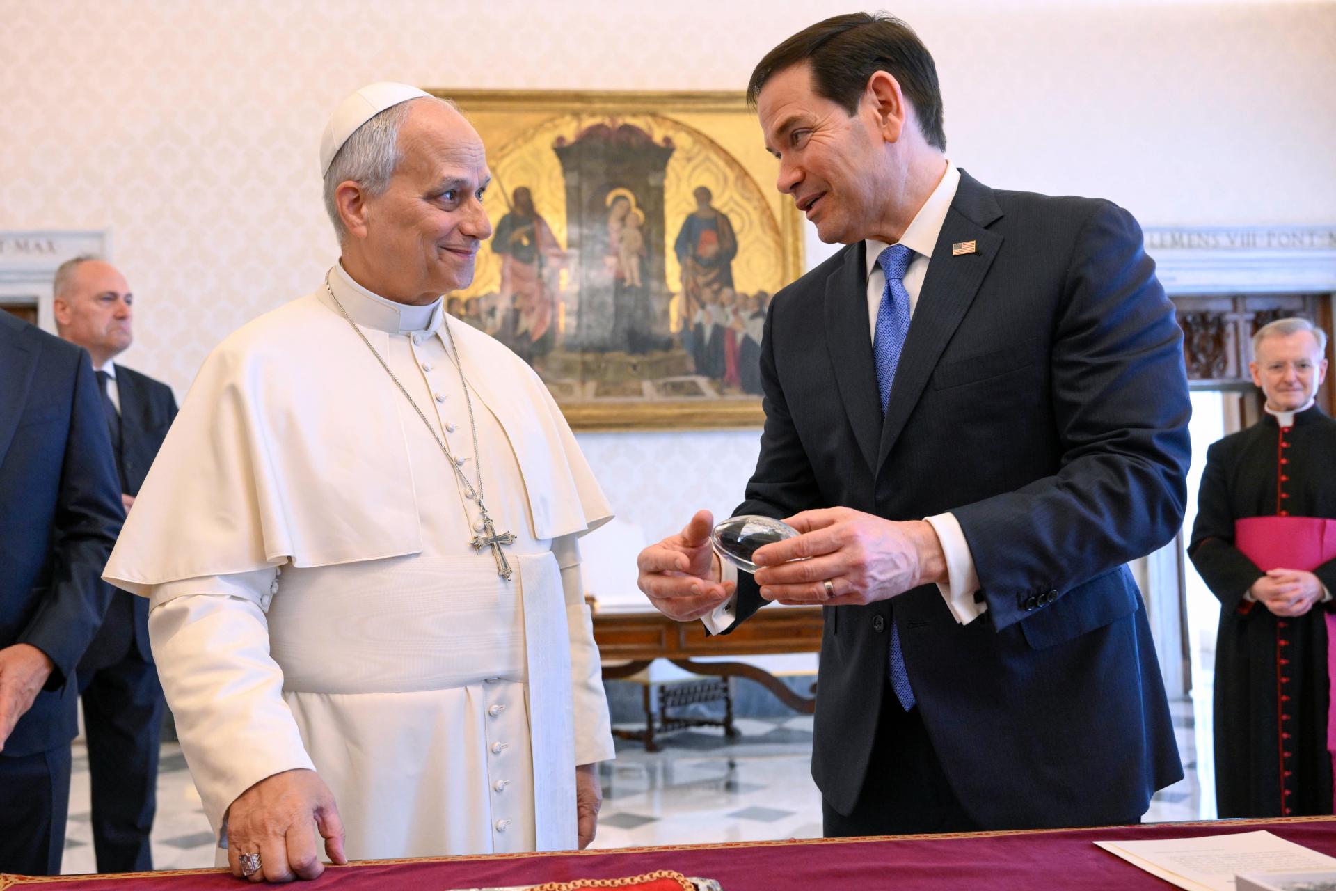 Rubio zhodnotil stretnutie s p&aacute;pežom Levom XIV. pozit&iacute;vne
