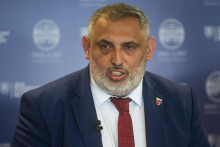 Splnomocnenec vl&aacute;dy pre r&oacute;mske komunity Alexander Da&scaron;ko. FOTO: TASR/Jakub Kotian