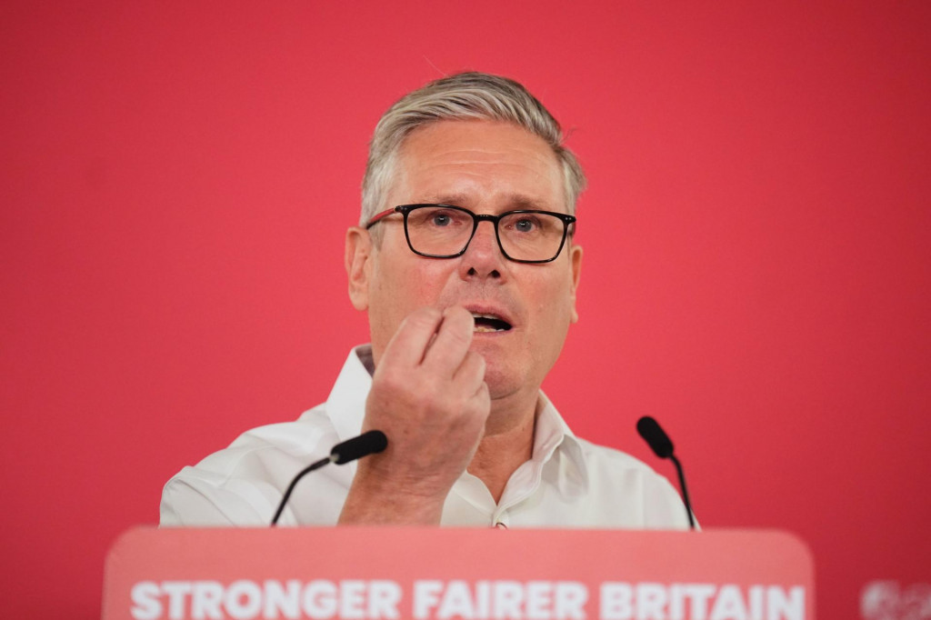 Britsk&yacute; premi&eacute;r Keir Starmer. FOTO: TASR/AP