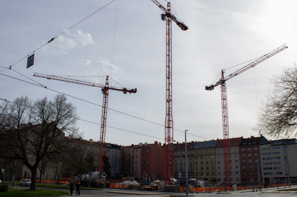 &Scaron;tatistick&yacute; &uacute;rad informoval, že produkcia v stavebn&iacute;ctve v marci 2026 dosiahla objem 742 mili&oacute;nov eur. FOTO: TASR/Barbora Vizv&aacute;ryov&aacute;