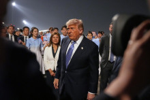 &Scaron;anca, že pr&iacute;merie medzi USA a Ir&aacute;nom vydrž&iacute;, je podľa Donalda Trumpa len jedno percento. FOTO: TASR/AP


