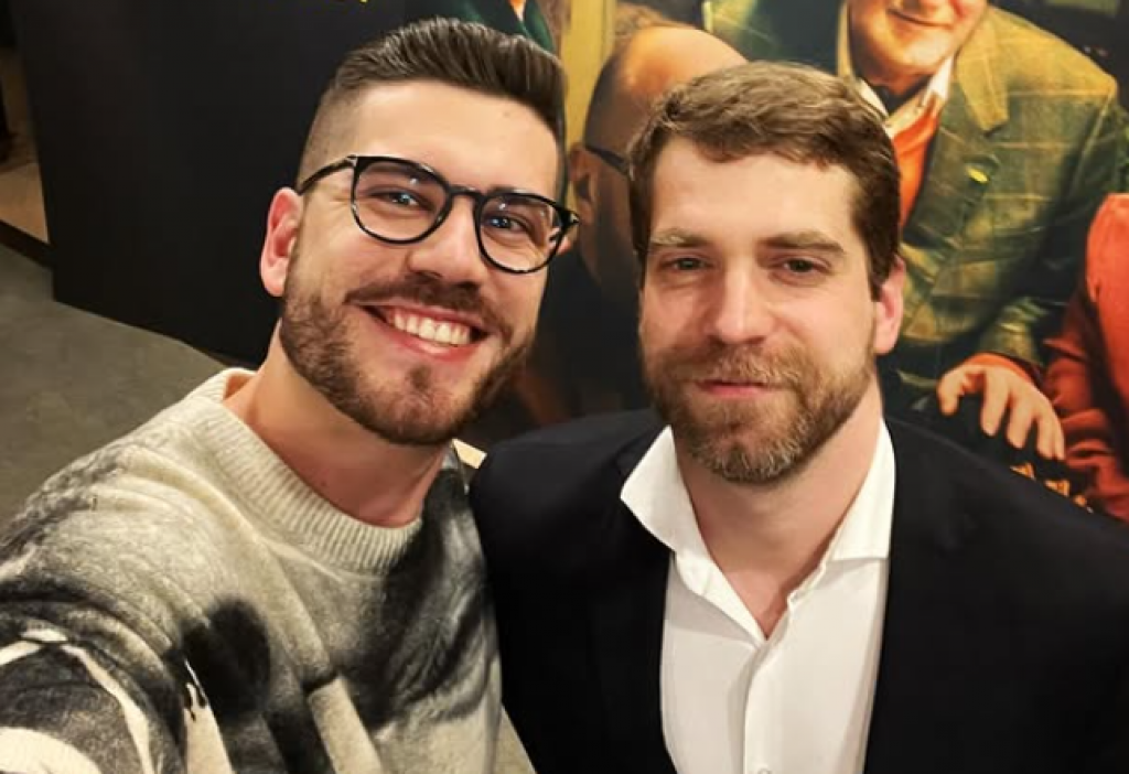 Tom&aacute;&scaron; Du&scaron;ička a Gogo (vľavo).