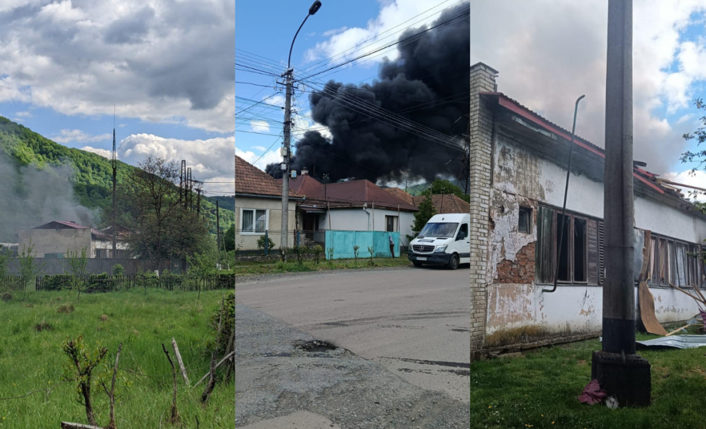 D&ocirc;sledky &uacute;toku dronov na Zakarpatsko. FOTO: FB/Мирослав Білецький