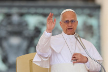 P&aacute;pež Lev XIV. FOTO: Reuters