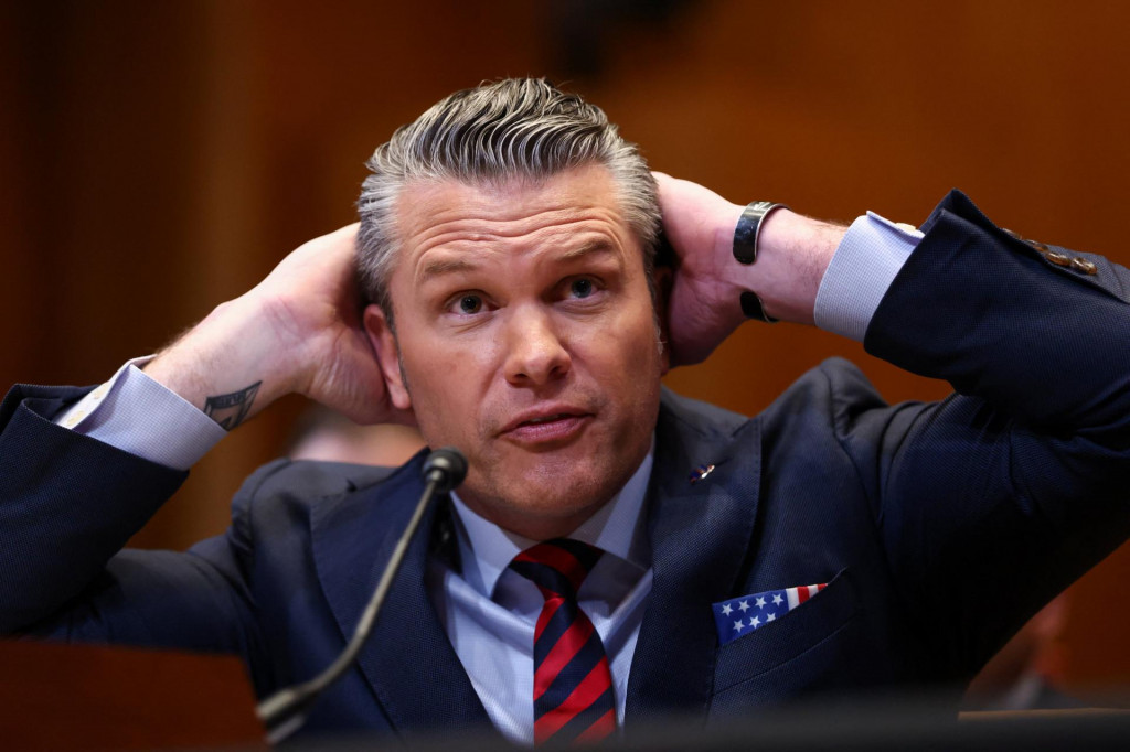 &Scaron;&eacute;f Pentag&oacute;nu Pete Hegseth. FOTO: REUTERS