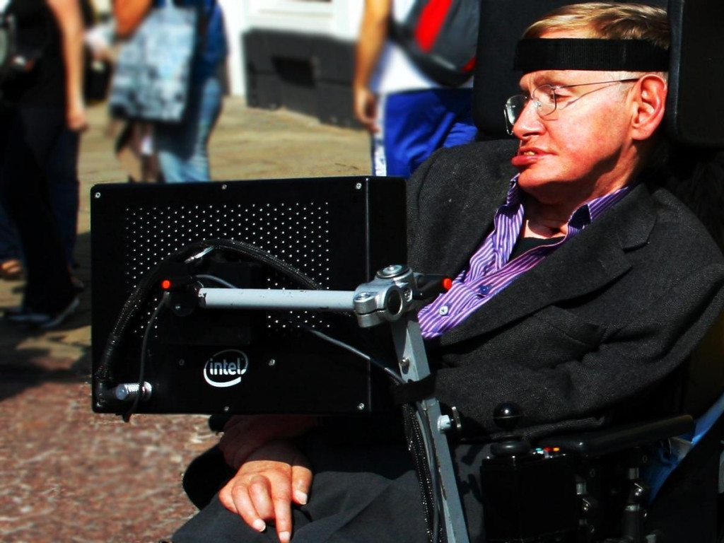 Stephen Hawking na arch&iacute;vnej sn&iacute;mke.