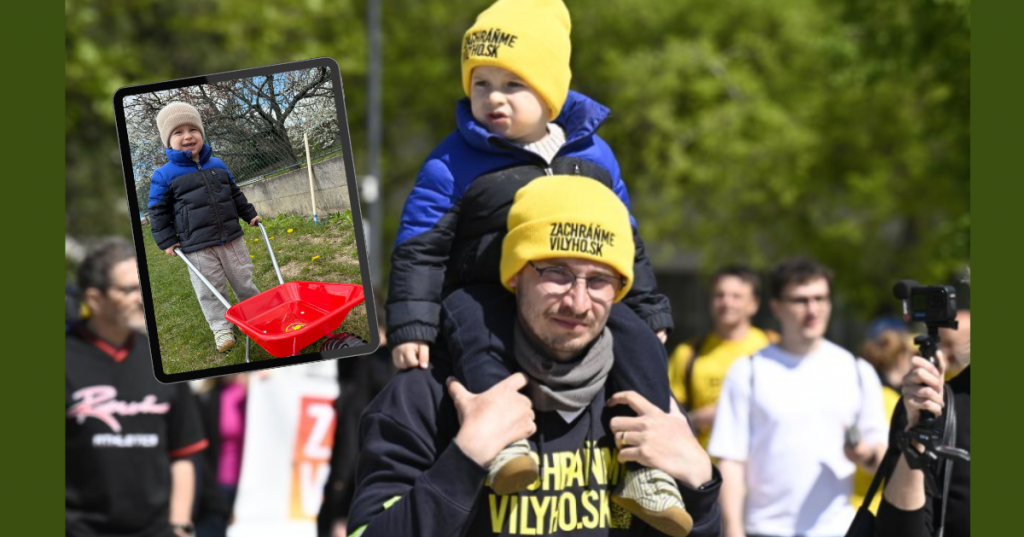 Richard Olexa pre&scaron;iel pe&scaron;i cestu z Ko&scaron;&iacute;c do Bratislavy aby upozornil na zbierku pre svojho chor&eacute;ho syna.