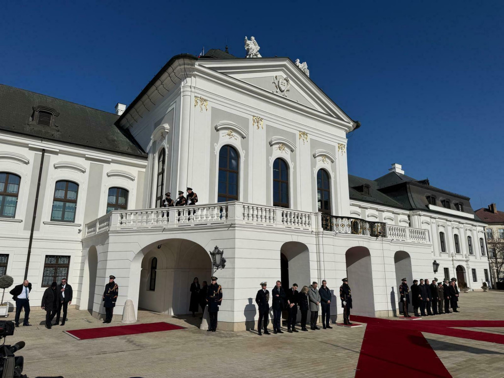 Prezidentsk&yacute; pal&aacute;c. FOTO: HN/Akos Cs&eacute;pl&ouml;