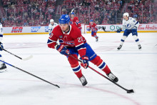 Slovensk&yacute; hokejista Montrealu Canadiens Juraj Slafkovsk&yacute;. FOTO: Reuters