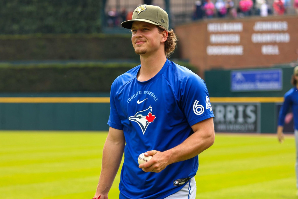 Bejzbalista Adam Macko. FOTO: X/ Toronto Blue Jays