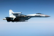 Rusk&aacute; st&iacute;hačka Su-35. FOTO: RAF