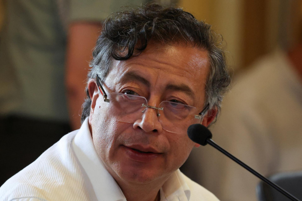 Kolumbijsk&yacute; prezident Gustavo Petro. FOTO: REUTERS