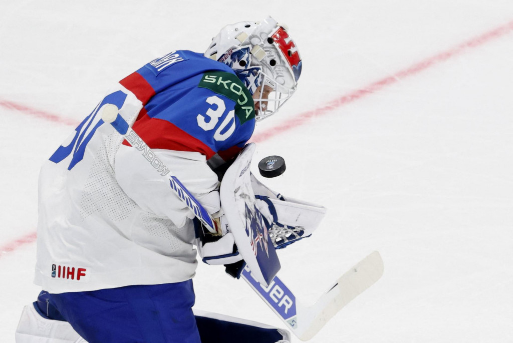 Slovensk&yacute; brank&aacute;r Adam Gajan. FOTO: Reuters