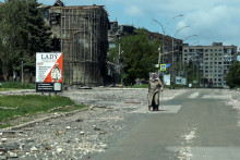 Mesto Pokrovsk na Ukrajine. FOTO: Reuters