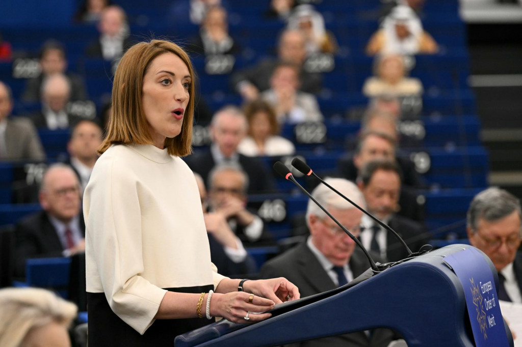 Predsedn&iacute;čka europarlamentu Roberta Metsolov&aacute;. FOTO: TASR/AP