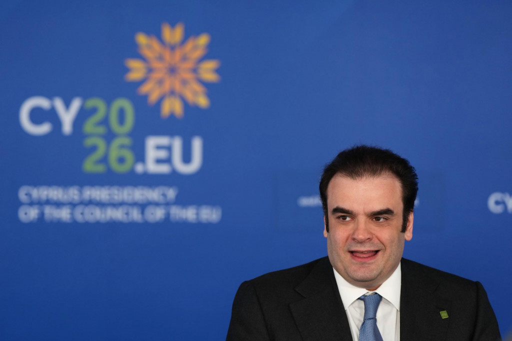 Predseda Euroskupiny Kyriakos Pierrakakis. FOTO: TASR/AP