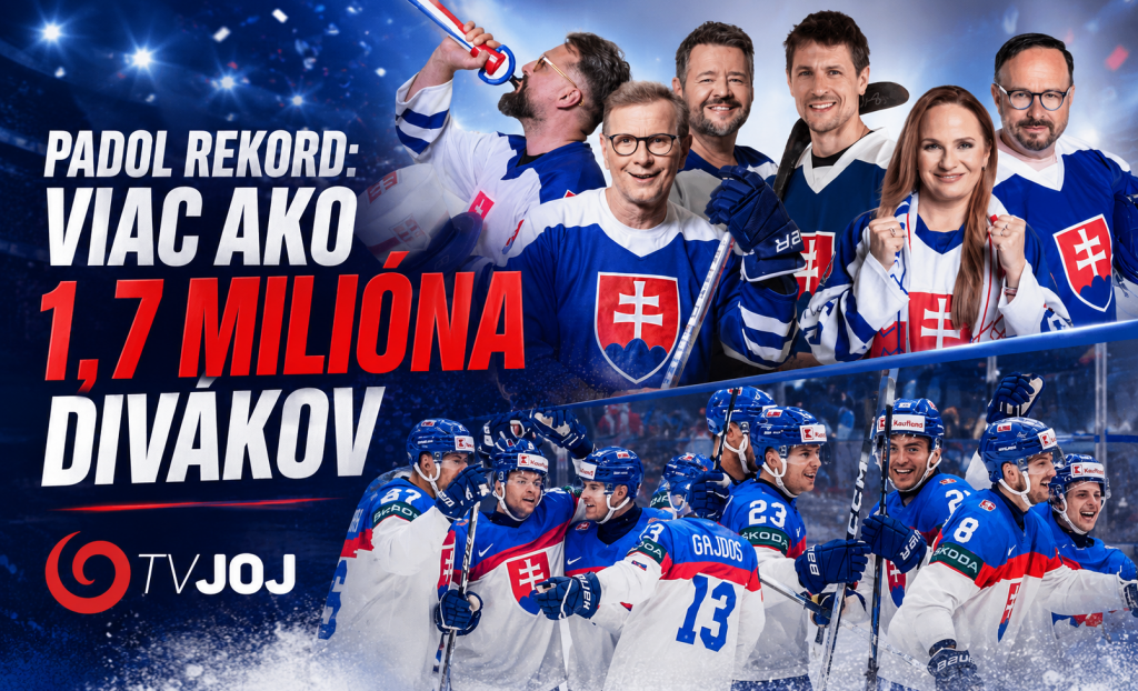 JOjka zaž&iacute;va telev&iacute;znu žatvu. Hokej jej prin&aacute;&scaron;a neuveriteľn&eacute; č&iacute;sla sledovanosti.