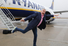Michael O&prime;Leary bol v Bratislave ned&aacute;vno, na konci minul&eacute;ho roka. FOTO: HN/Peter Mayer