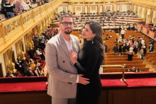 Vanessa a D&aacute;vid.