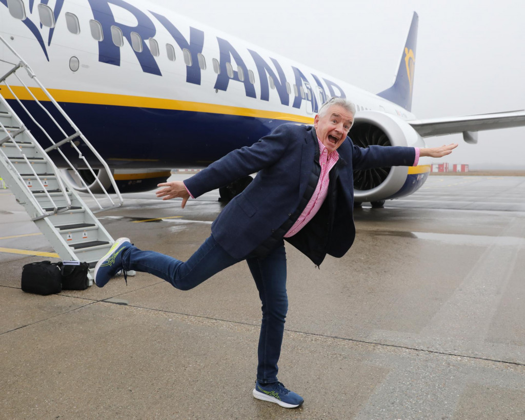 Michael O&prime;Leary bol v Bratislave ned&aacute;vno, na konci minul&eacute;ho roka. FOTO: HN/Peter Mayer