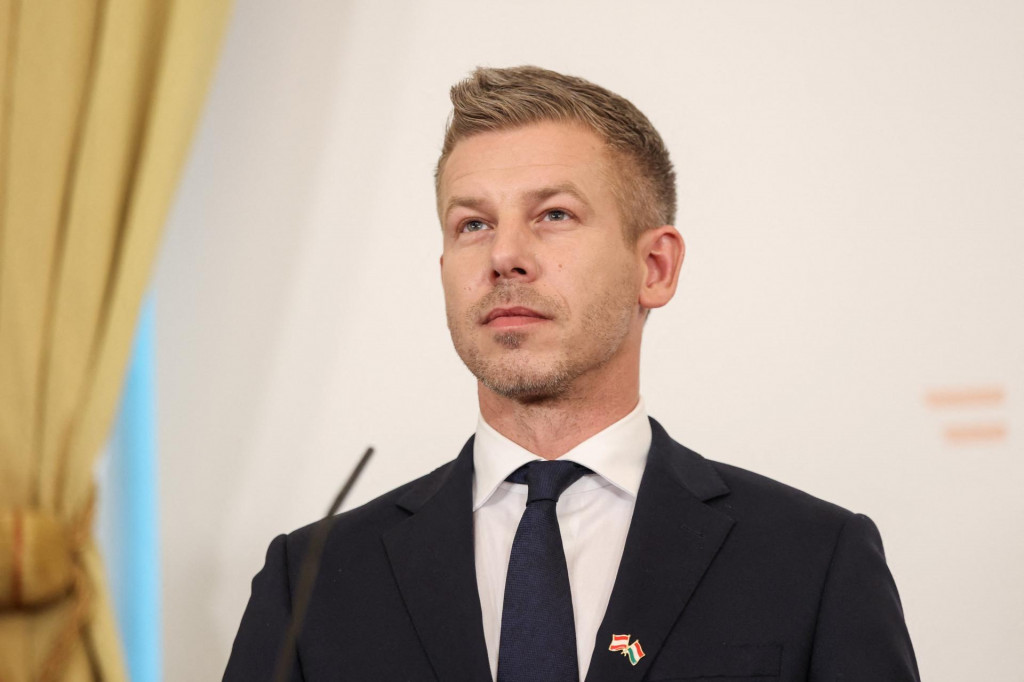 Maďarsk&yacute; premi&eacute;r P&eacute;ter Magyar. FOTO: Reuters