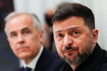 Ukrajinsk&yacute; prezident Volodymyr Zelenskyj. FOTO TASR/AP

