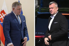 Premi&eacute;r Robert Fico a predseda SNS Andrej Danko. FOTO: TASR/kol&aacute;ž HN