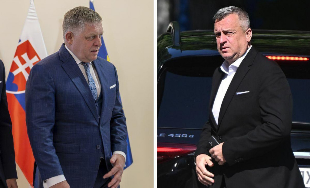 Premi&eacute;r Robert Fico a predseda SNS Andrej Danko. FOTO: TASR/kol&aacute;ž HN