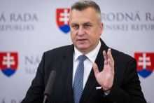 Na sn&iacute;mke predseda SNS Andrej Danko. FOTO: TASR/Jakub Kotian