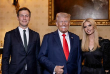 Donald Trump s dc&eacute;rou Ivankou a jej manželom