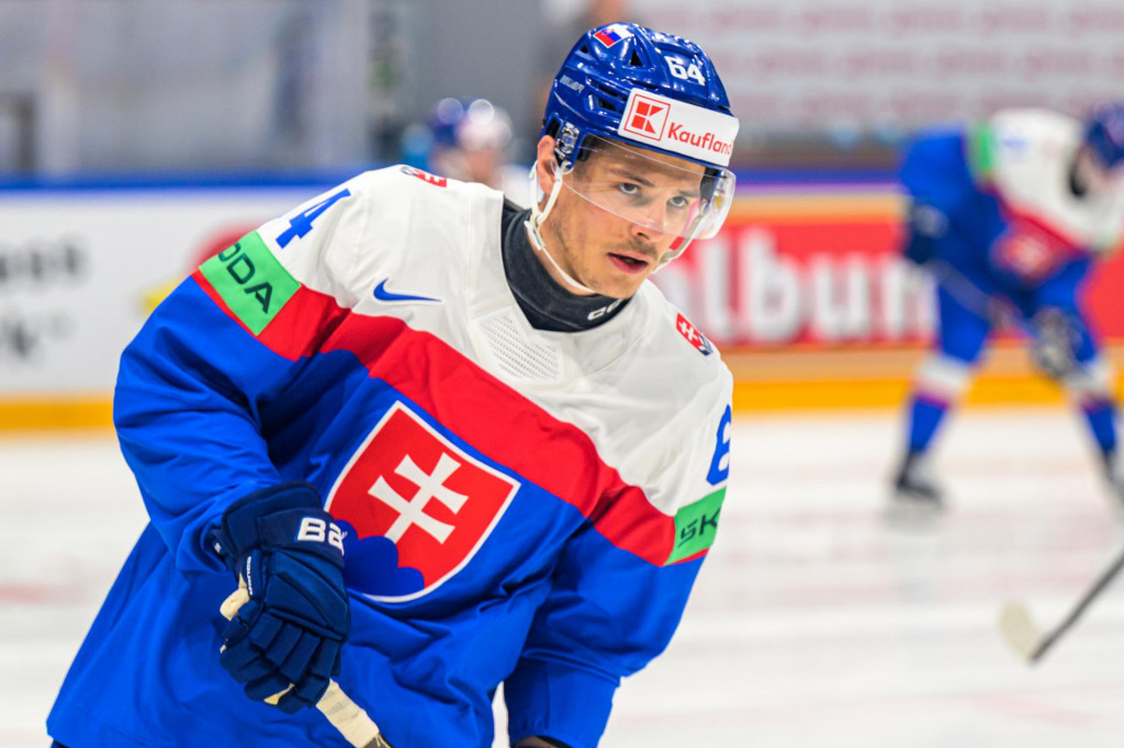 Na sn&iacute;mke hokejista Patrik Koch. FOTO: TASR/Veronika Mihalikov&aacute;