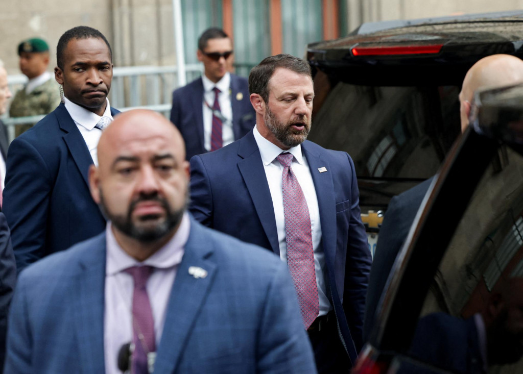 Americk&yacute; minister pre vn&uacute;torn&uacute; bezpečnosť Markwayne Mullin. FOTO: Reuters