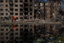 Kyjev čel&iacute; najmas&iacute;vnej&scaron;&iacute;m rusk&yacute;m &uacute;tokom za cel&eacute; trvanie vojny. FOTO: Reuters