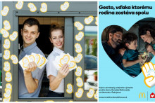 McDonald&lsquo;s spustil charitat&iacute;vnu zbierku Ručičky. Každ&aacute; samolepka v tvare dlane pom&ocirc;že rodin&aacute;m zostať spolu.