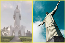 Svojou v&yacute;&scaron;kou prekon&aacute; aj sl&aacute;vnu sochu Krista Spasiteľa v Riu de Janeiro.