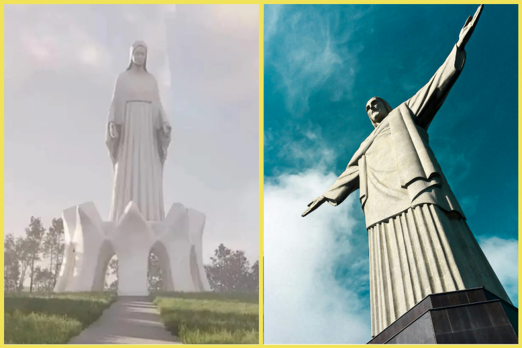 Svojou v&yacute;&scaron;kou prekon&aacute; aj sl&aacute;vnu sochu Krista Spasiteľa v Riu de Janeiro.