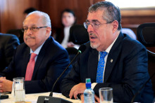 : Prezident Guatemaly Bernardo Arevalo. FOTO: Reuters